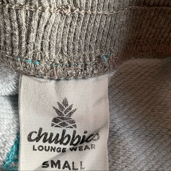 Chubbies Blue & Grey Cotton Lounge Wear Shorts Size Small - Picture 4 of 11